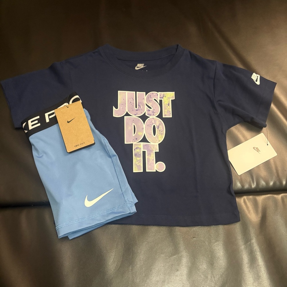 NWT Nike Pro Athletic Set Girls Size 6